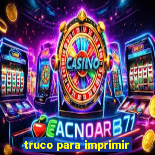 truco para imprimir